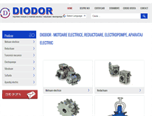 Tablet Screenshot of diodor.ro